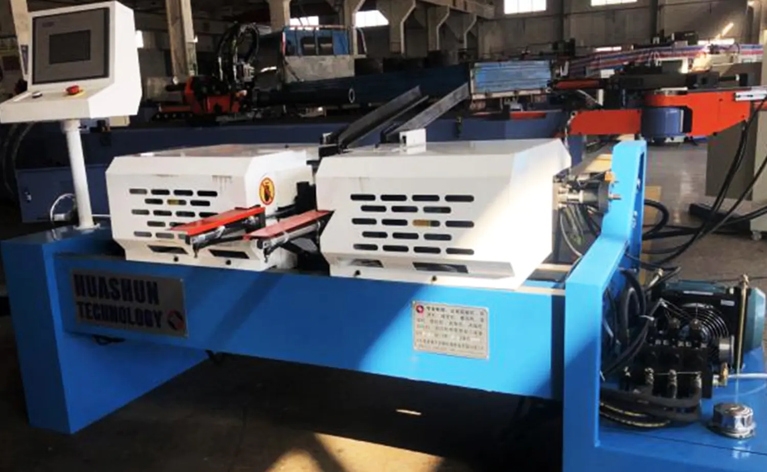 دستگاه پخ زنی لوله هیدرولیک دو سر سری DEF PV